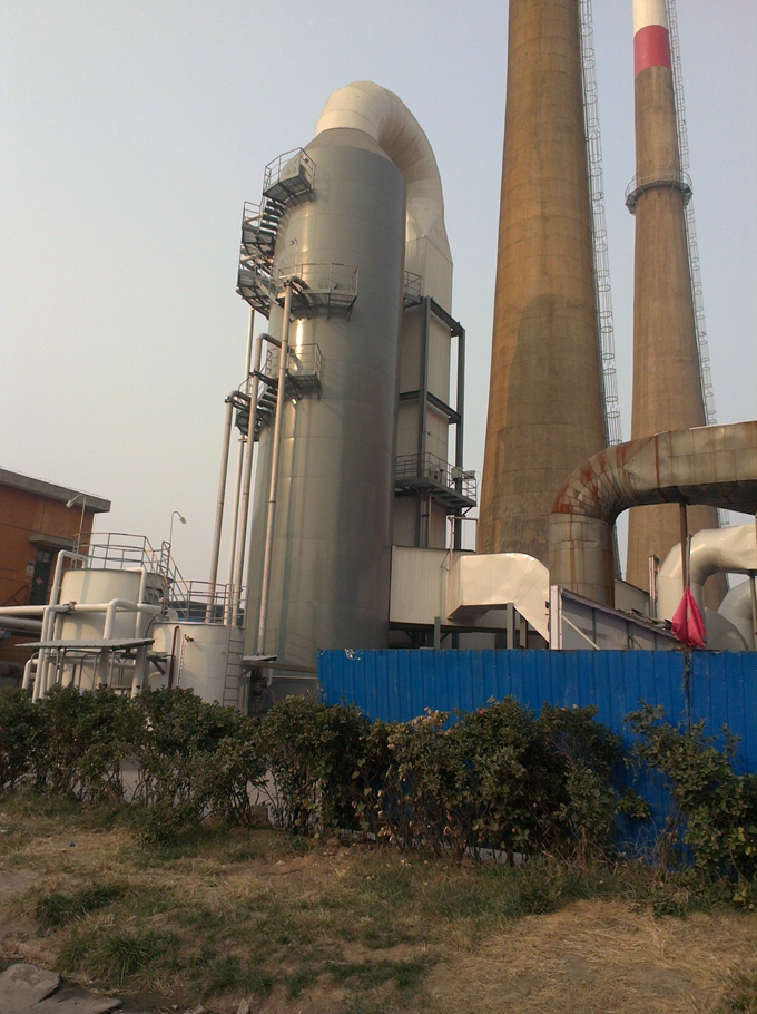 天津石化硫化床锅炉烟气脱硫-双碱法2